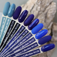 Komilfo GEL POLISH DELUXE SERIES D130 (DARK, GRAY-BLUE, ENAMEL), 8 ML