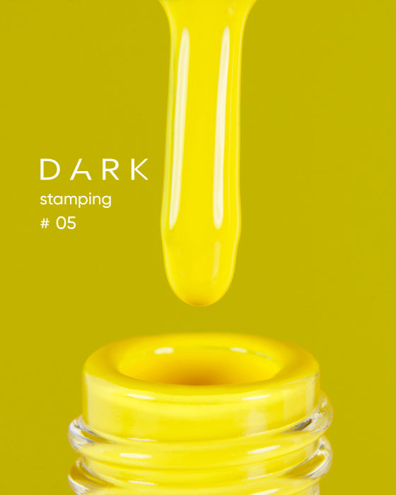 DARK STAMPING POLISH YELLOW №05, 8 ML  Article : S005