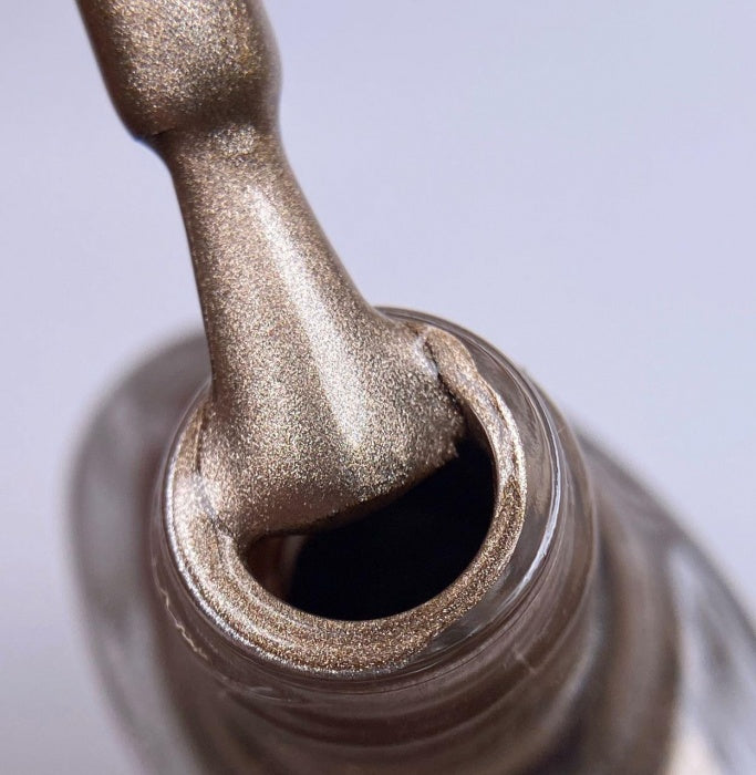 DARK STAMPING POLISH WHITE-GOLD METALLIC №21, 8 ML S021
